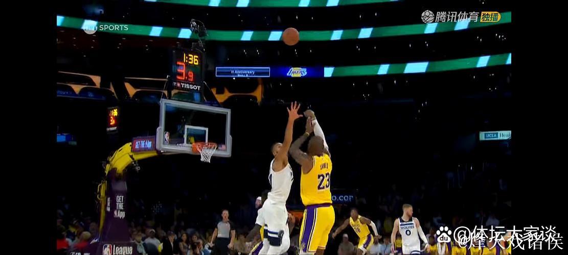 浓眉36+16詹皇16分 湖人击败森林狼迎开门红